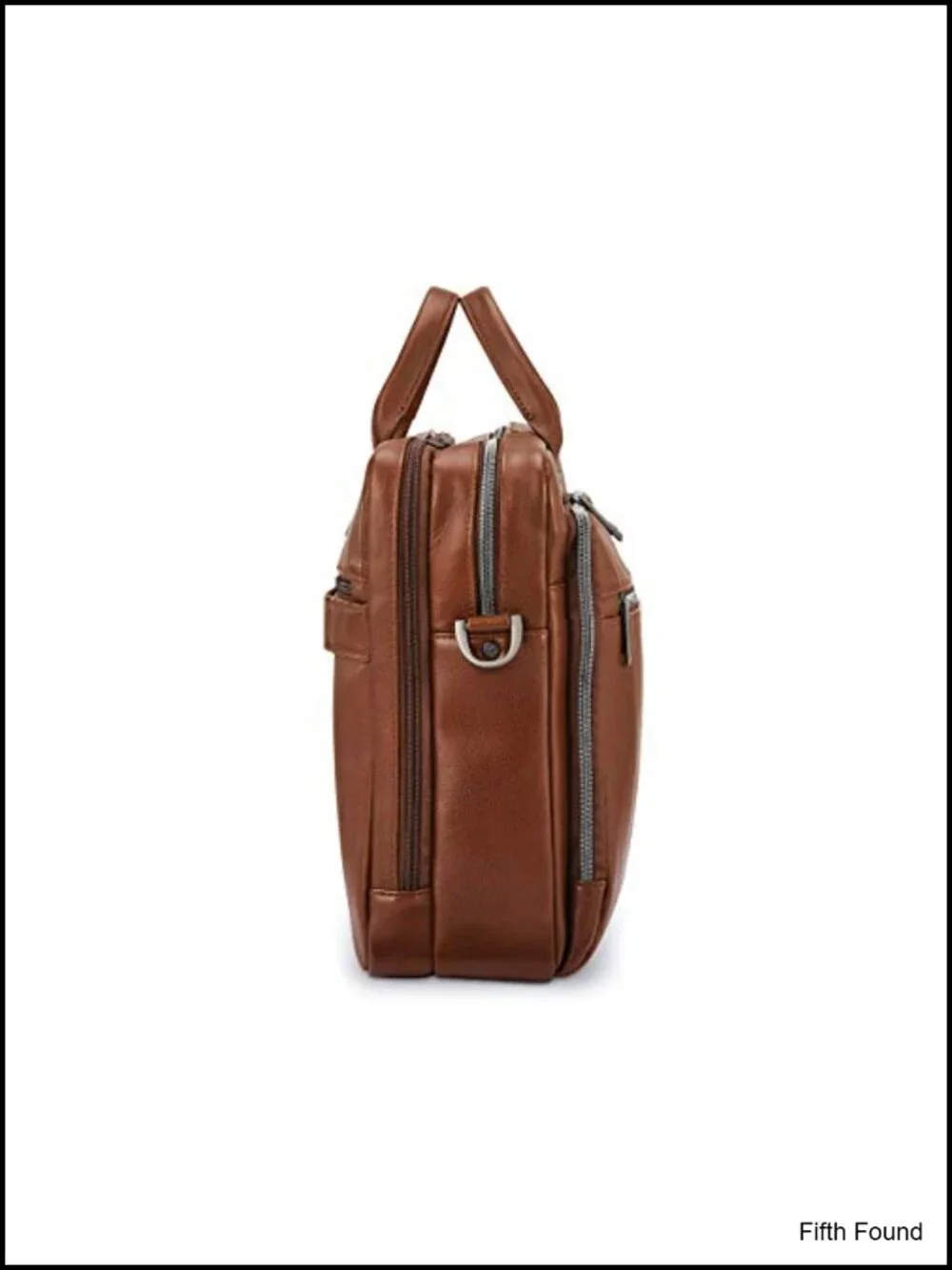 Classic Leather Toploader Briefcase